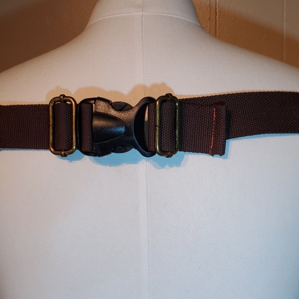 Guang Tong Brown Canvas Hiking Fanny-Pack - Picture 5 of 8